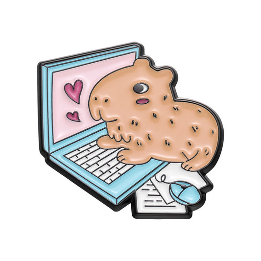 Capybara Con Computadora